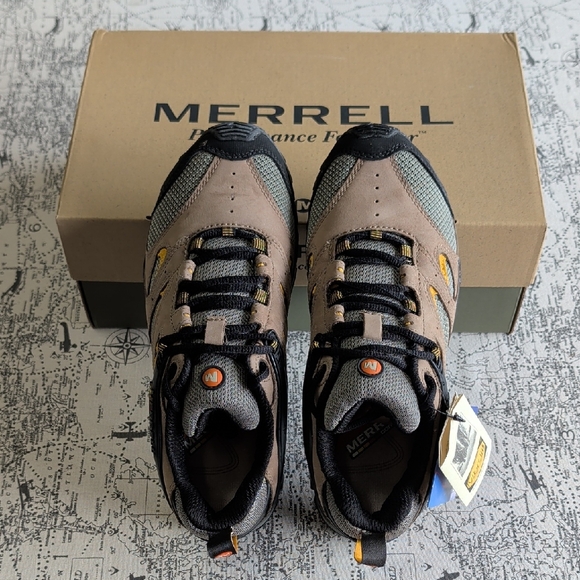 NWT Merrell Continuum Taupe And Sage Passage Ventilator Hiking Shoes W Size 7.5 - Picture 1 of 10